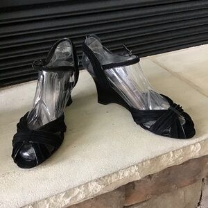 Vintage Coldwater Creek Leather Wedges❤️